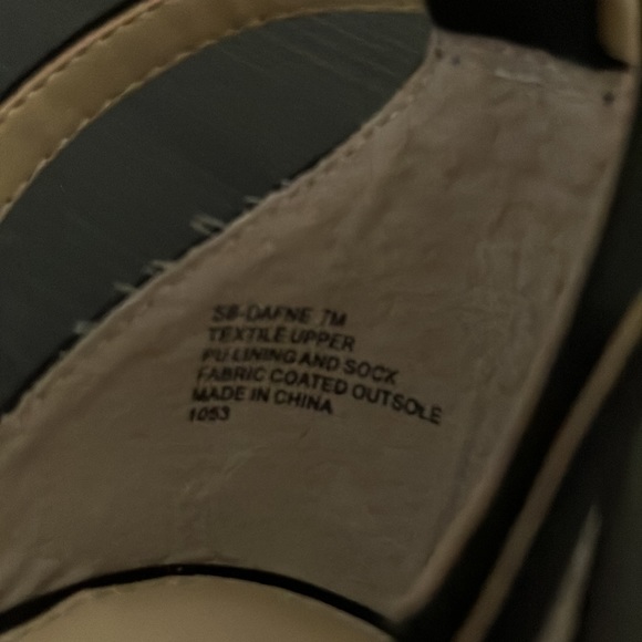 Betsey Johnson Black Sandals with Lucite Heel - Picture 9 of 9